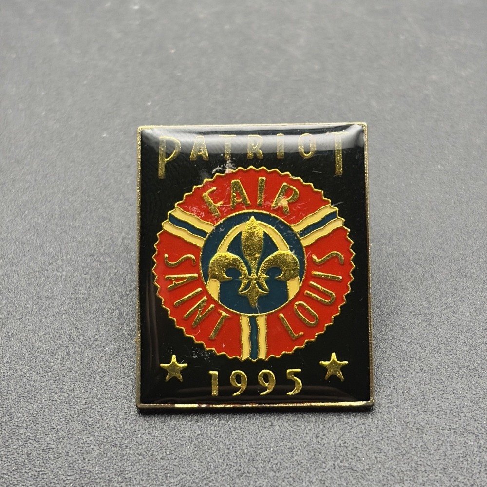 Patriot Fair Festival Saint Louis Missouri 1995 Lapel Hat Pin